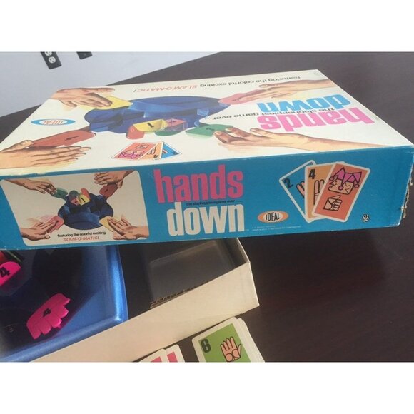 1964 Ideal Hands Down Slam-O-Matic Board Game Vintage Complete Game - Picture 8 of 10
